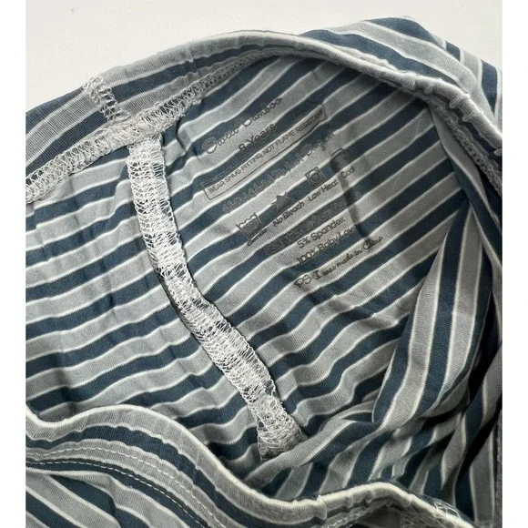 Sweet Bamboo Pjs Youth Size 8 Blue Stripe Vvguc - Picture 8 of 8